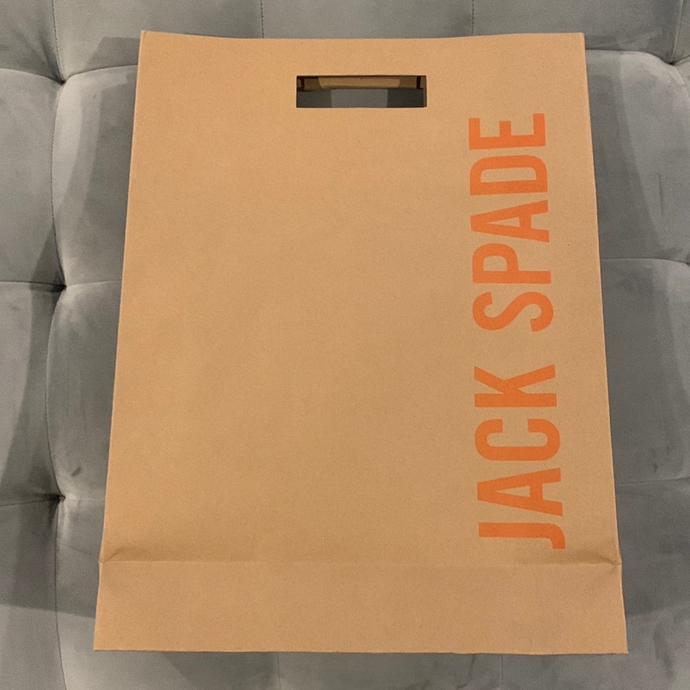 Vintage Authentic Jack Spade Paper Shopping Bag
